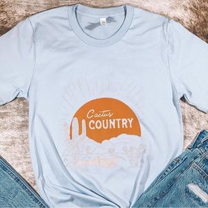 Cactus Country Desert Sun Graphic Tee